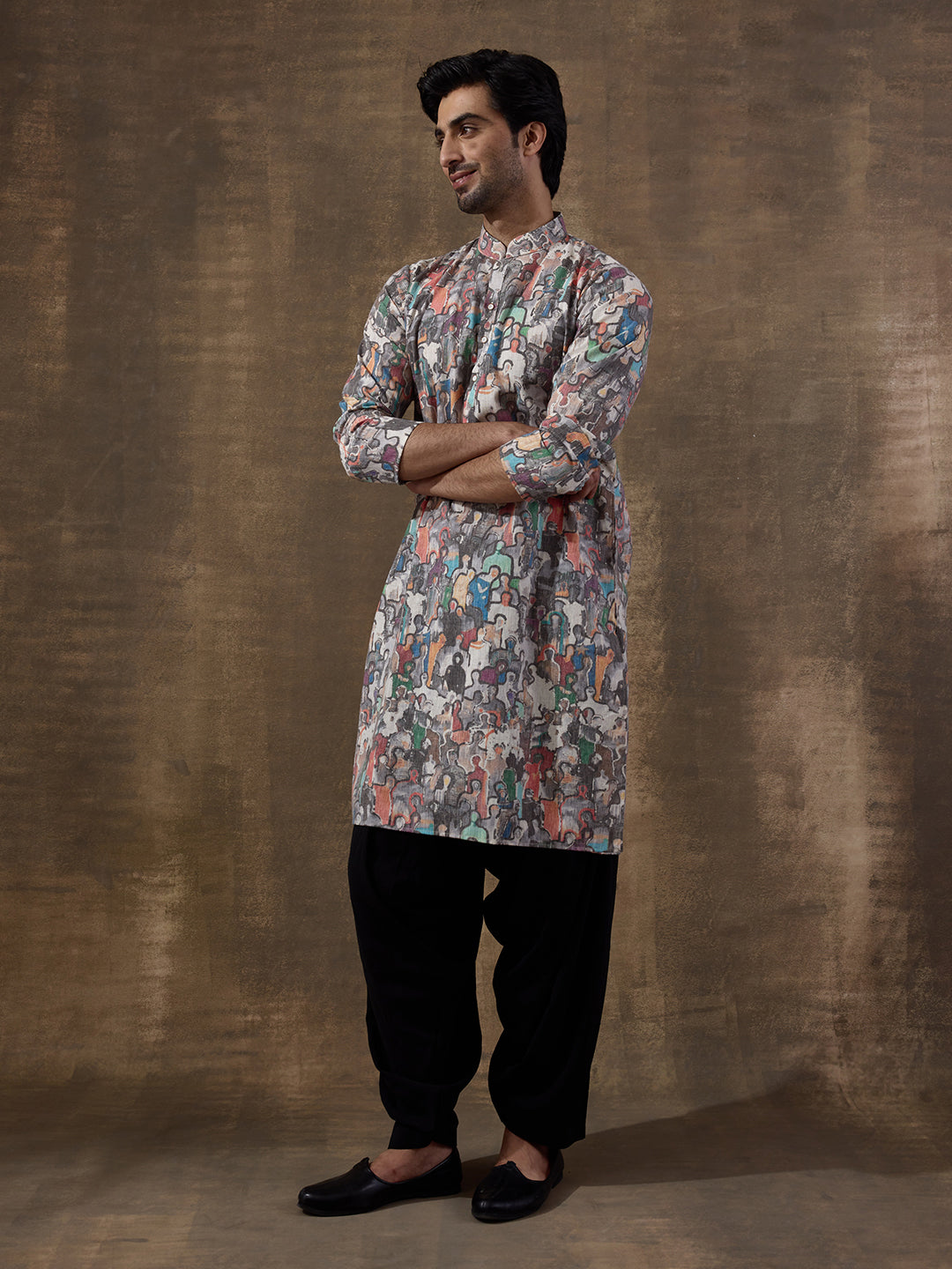 Million Peoples Printed Men's Kurta