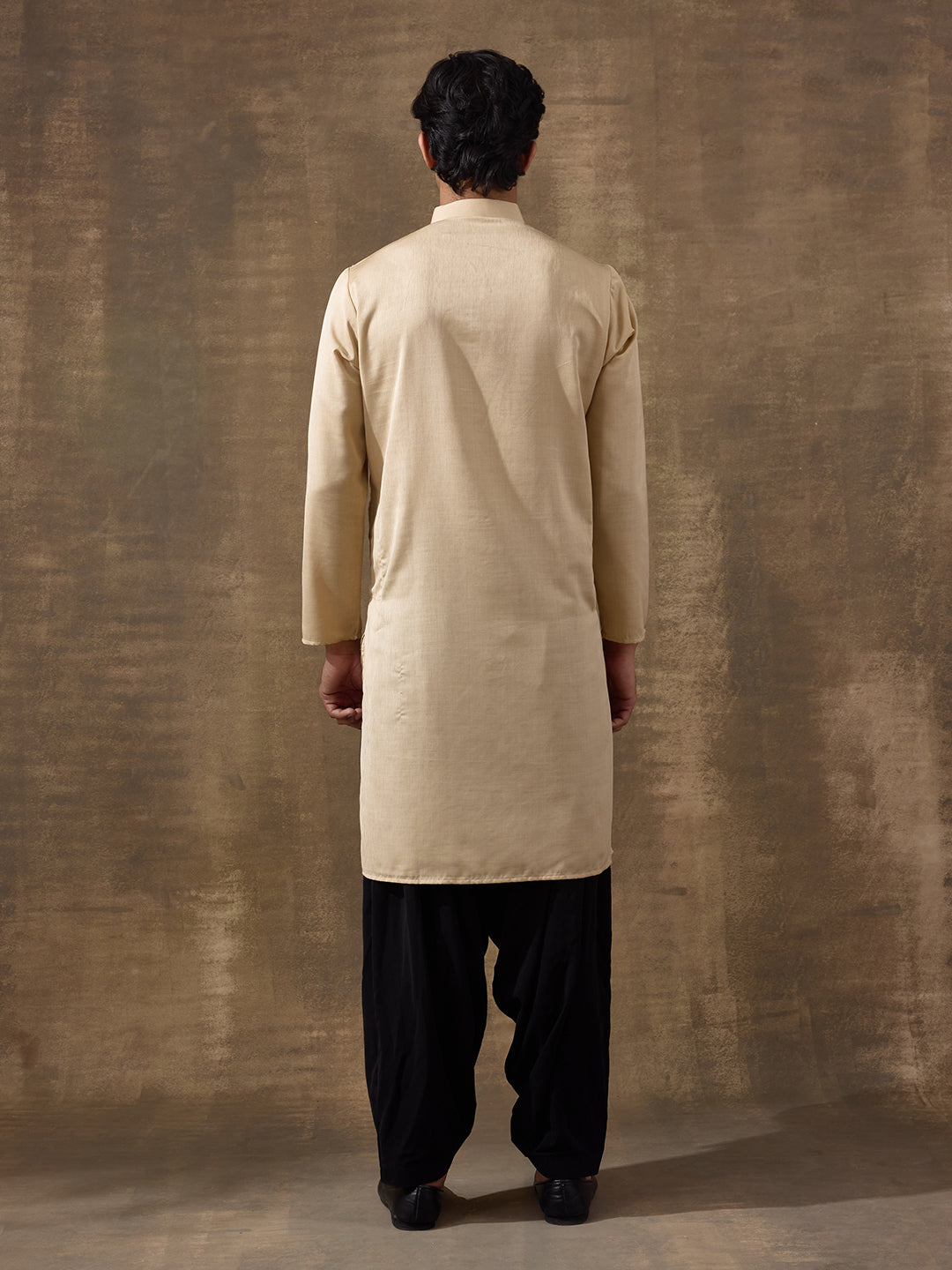 Balanced Beige Mirrored Men's Kurta