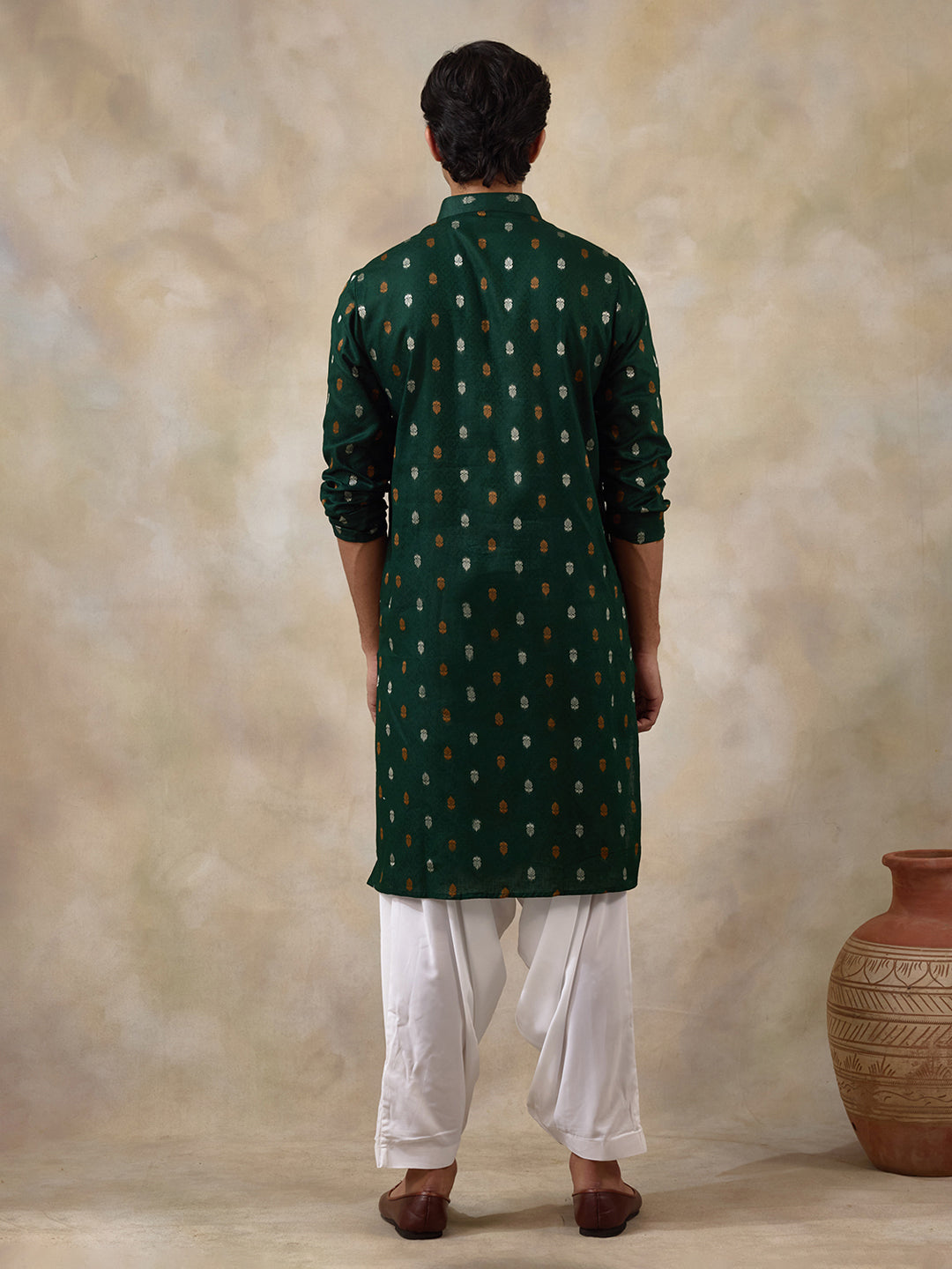 Traditional Green Ethnic Men's Kurta