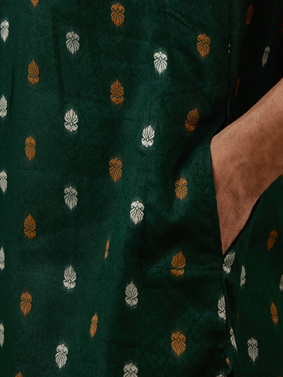 Traditional Green Ethnic Men's Kurta