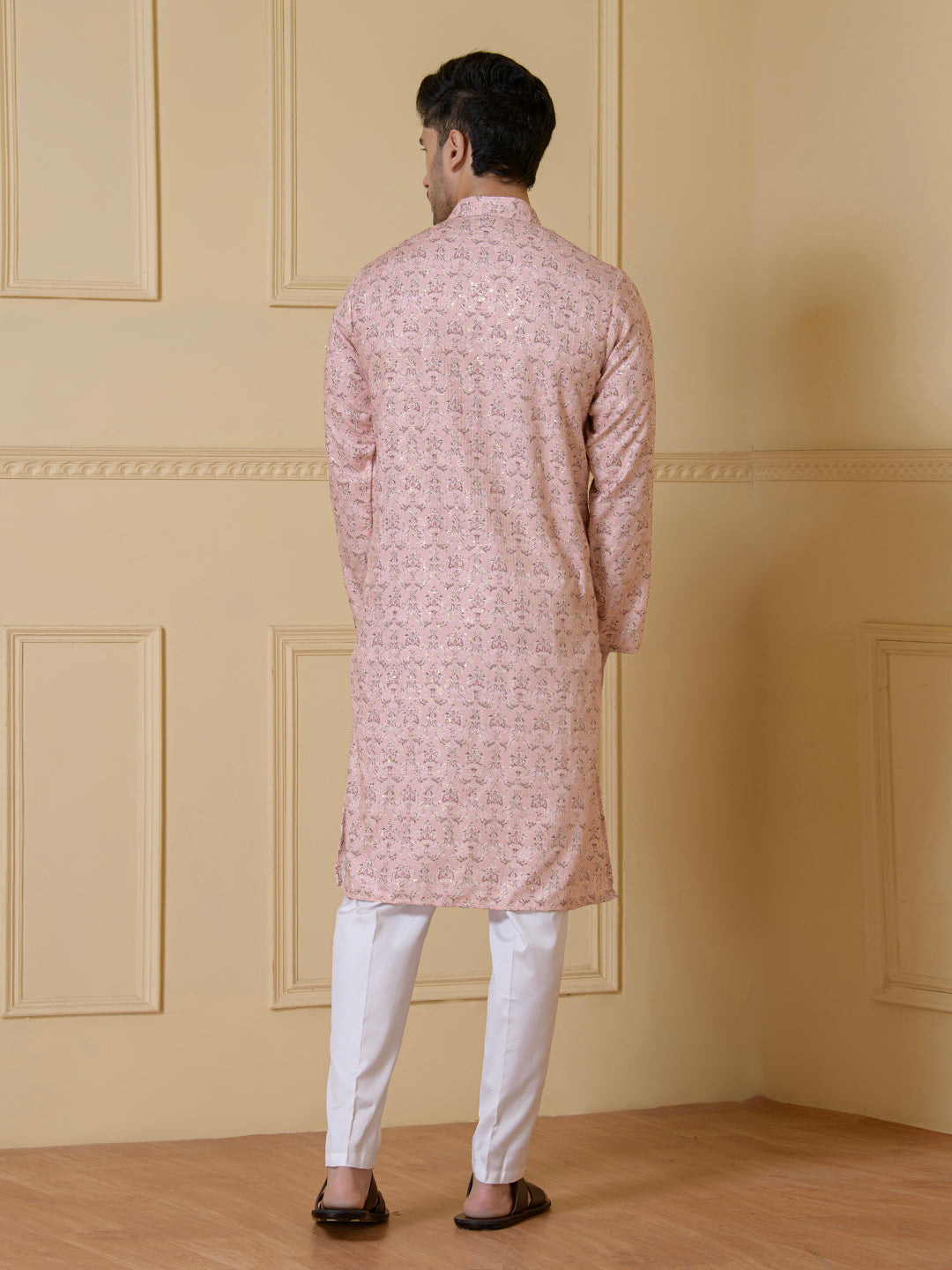 Blush Elegance Printed Men's Kurta