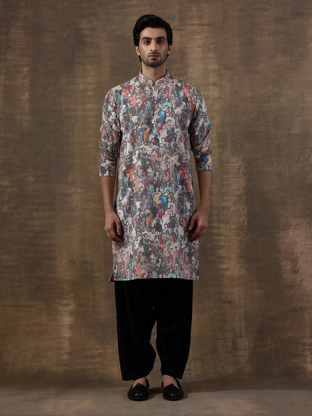 Million Peoples Printed Men's Kurta