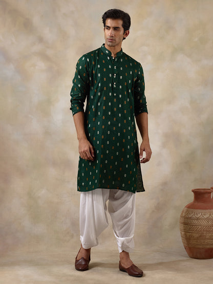 Traditional Green Ethnic Men's Kurta