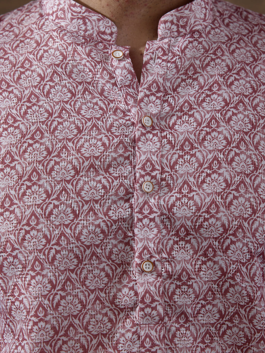 Sky Blue Ethnic Motifs Printed Men's Kurta