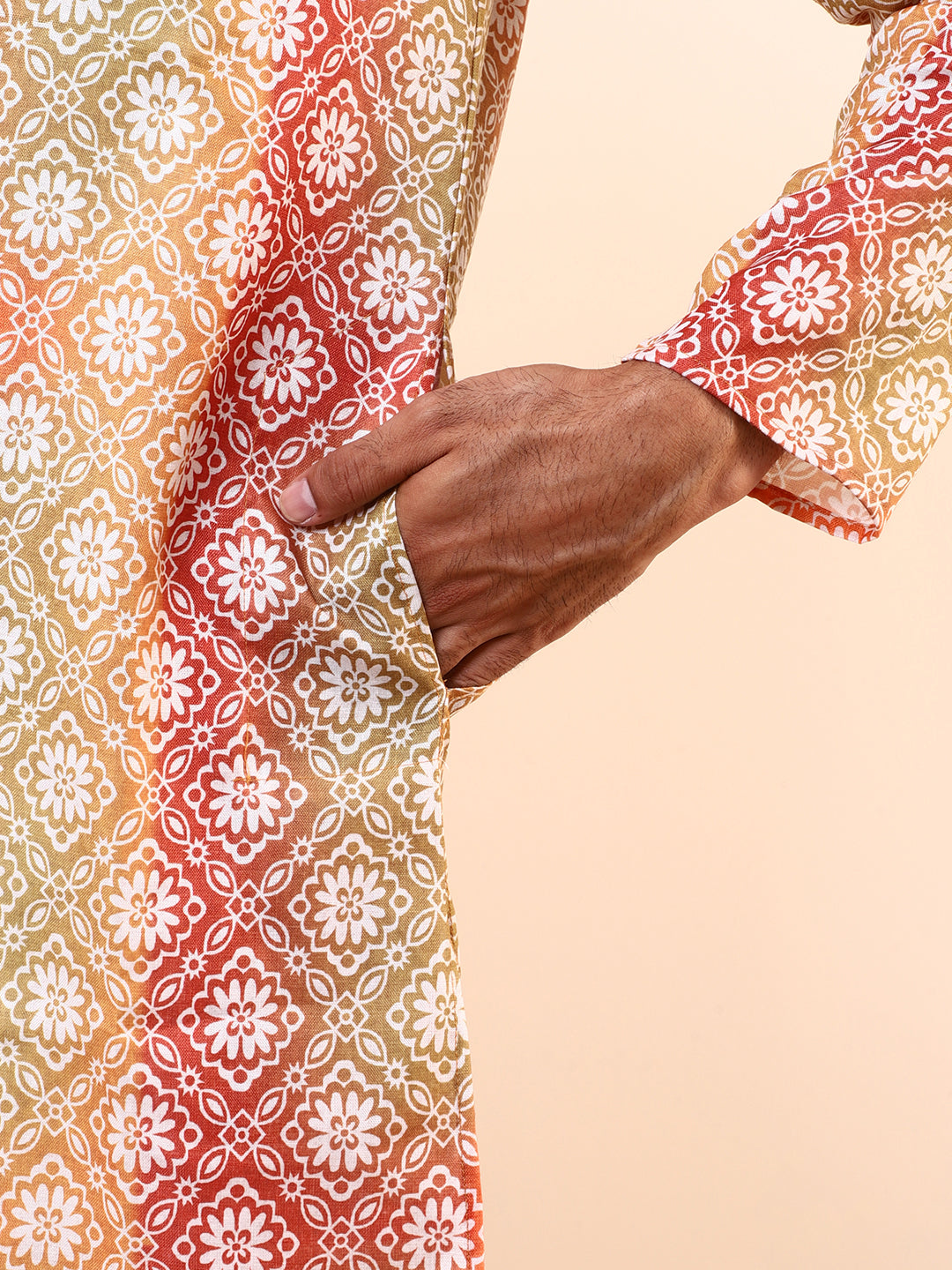 Soulful Colours Printed Men's Kurta