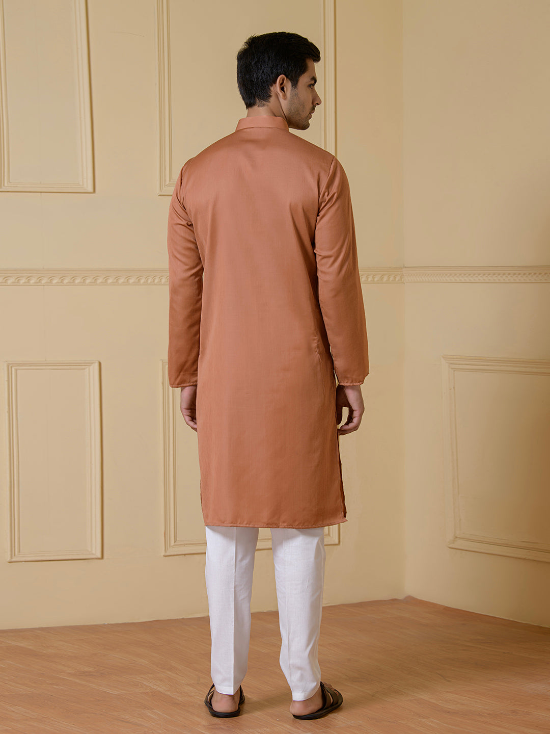Rustic Radiance Mirrored Men's Kurta