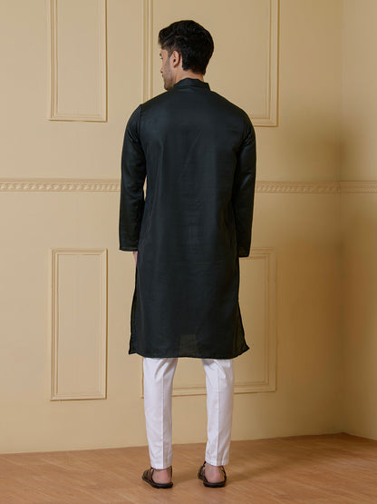 Eclipse Noir Mirrored Men's Kurta