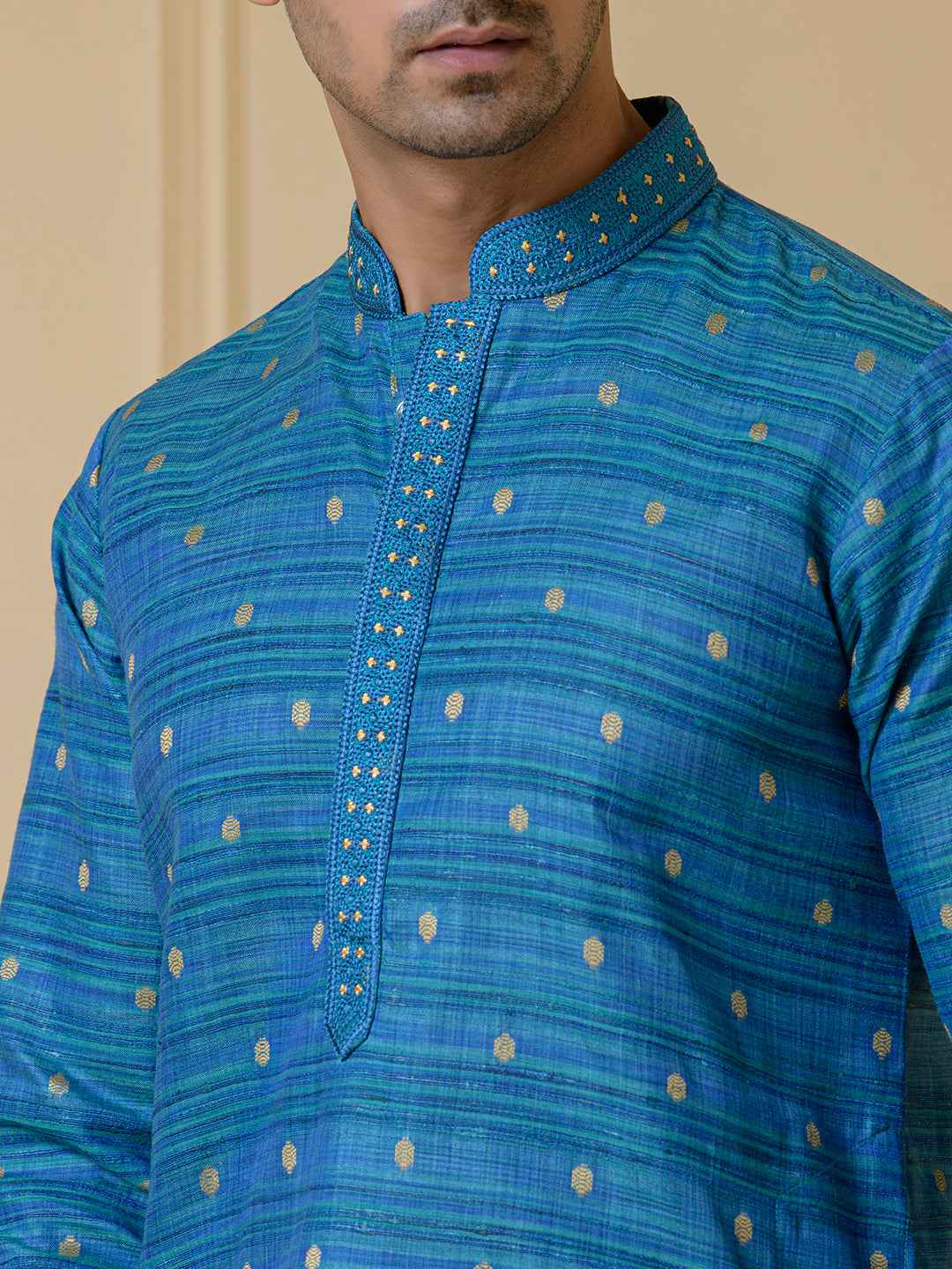 Ethereal Blue Traditional Men's Kurta