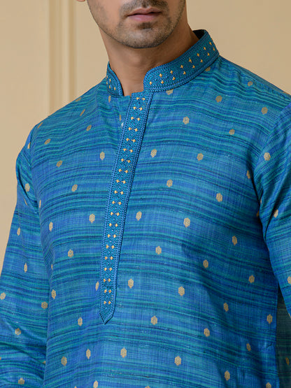 Ethereal Blue Traditional Men's Kurta