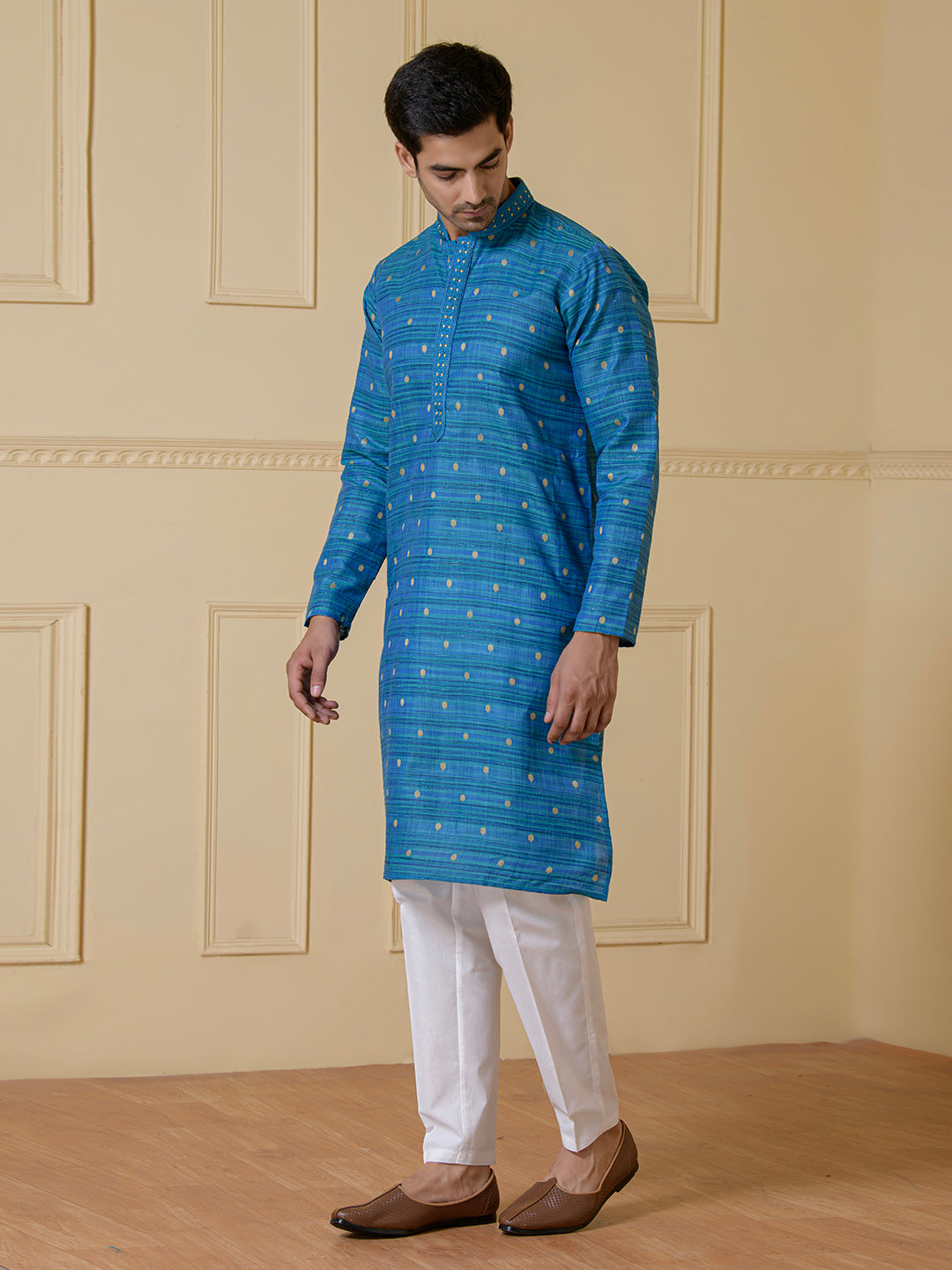 Ethereal Blue Traditional Men's Kurta