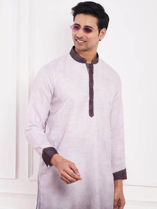 Light Purple Ombre Men's Kurta