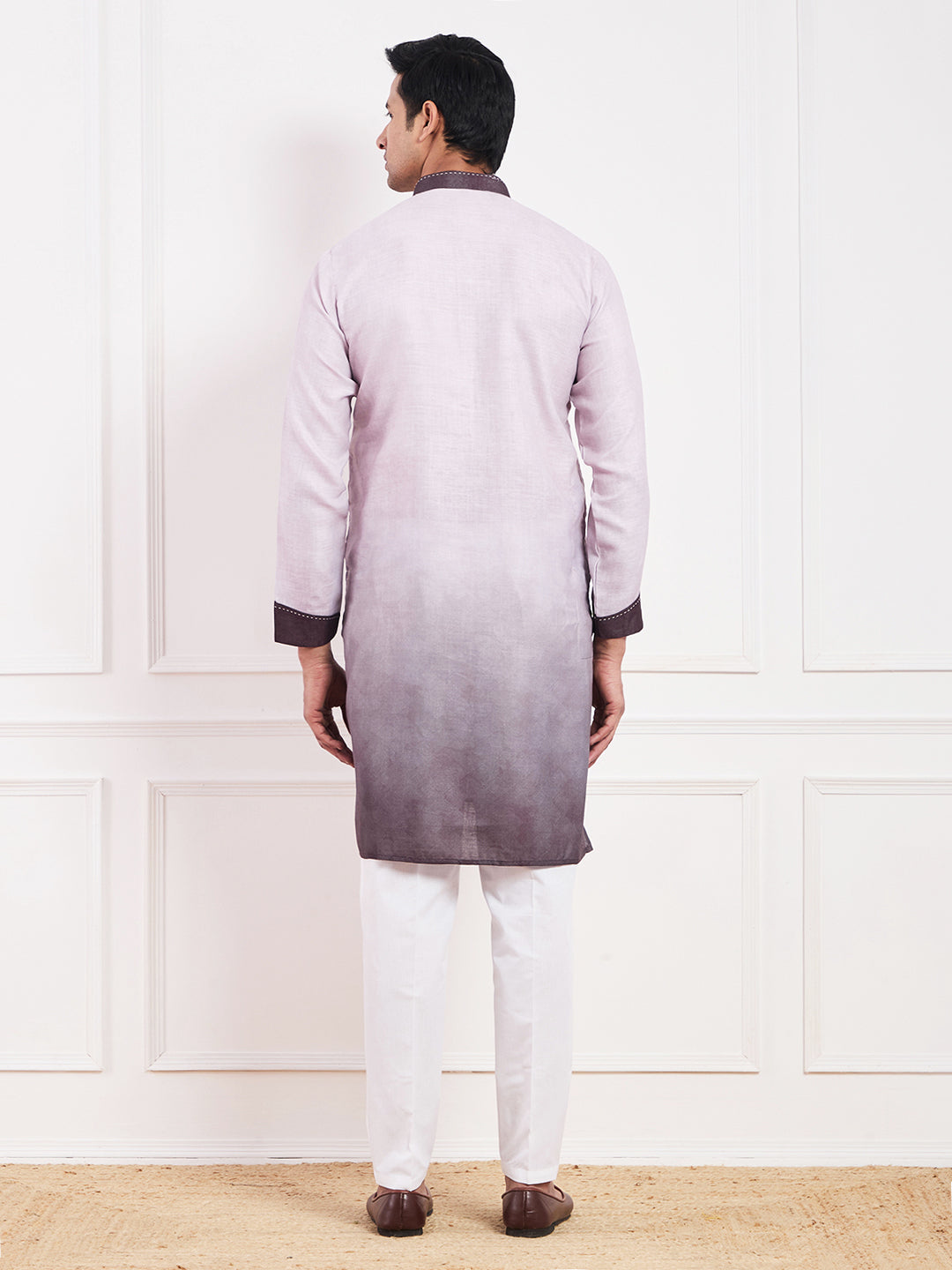Light Purple Ombre Men's Kurta