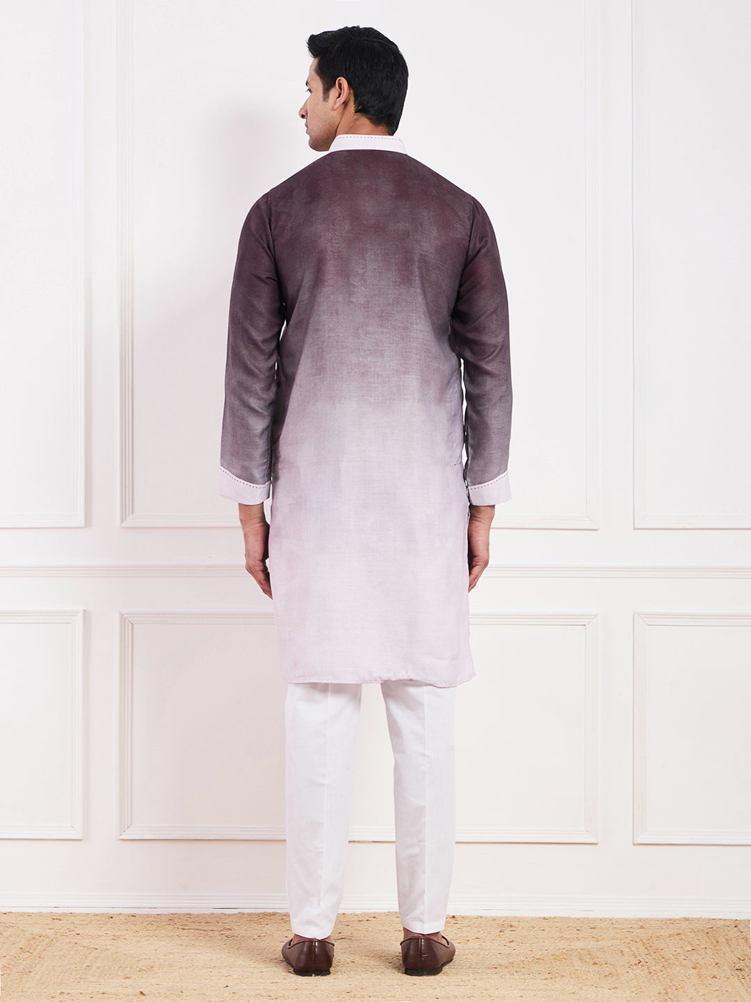 Light Purple Ombre Men's Kurta
