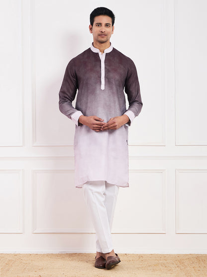 Light Purple Ombre Men's Kurta